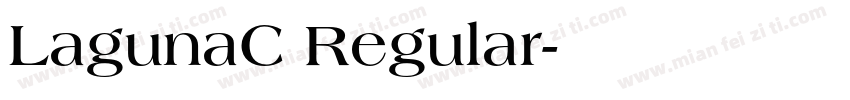 LagunaC Regular字体转换